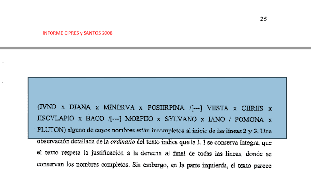 Recorte de informe Cipres y Santos 2008